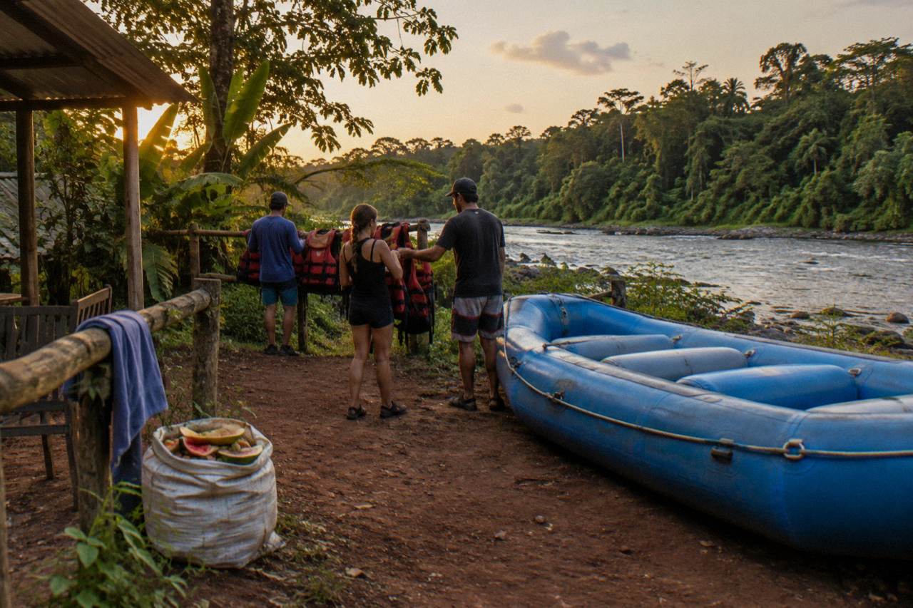 Rafting in Sarapiqui River from La Fortuna: Afternoon tour