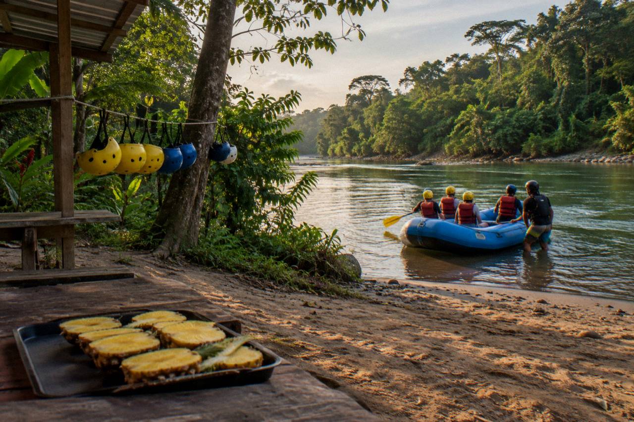 Sarapiquí River: Whitewater Rafting Adventure with Snacks