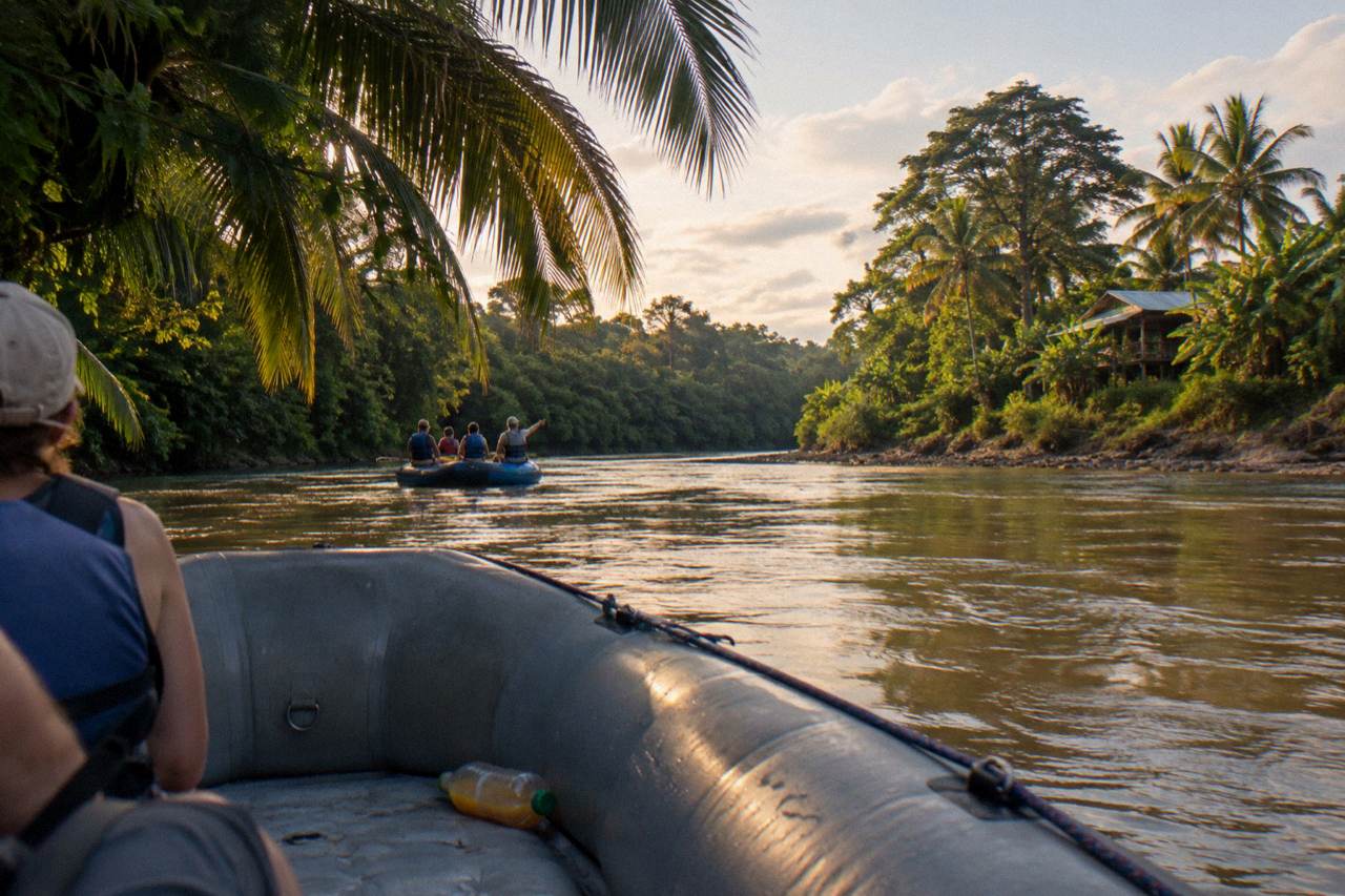 Jungle Safari Float on Sarapiqui River from La Fortuna